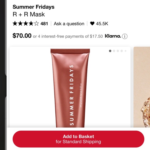 2/$20 Summer Fridays R+R mask - Picture 3 of 3